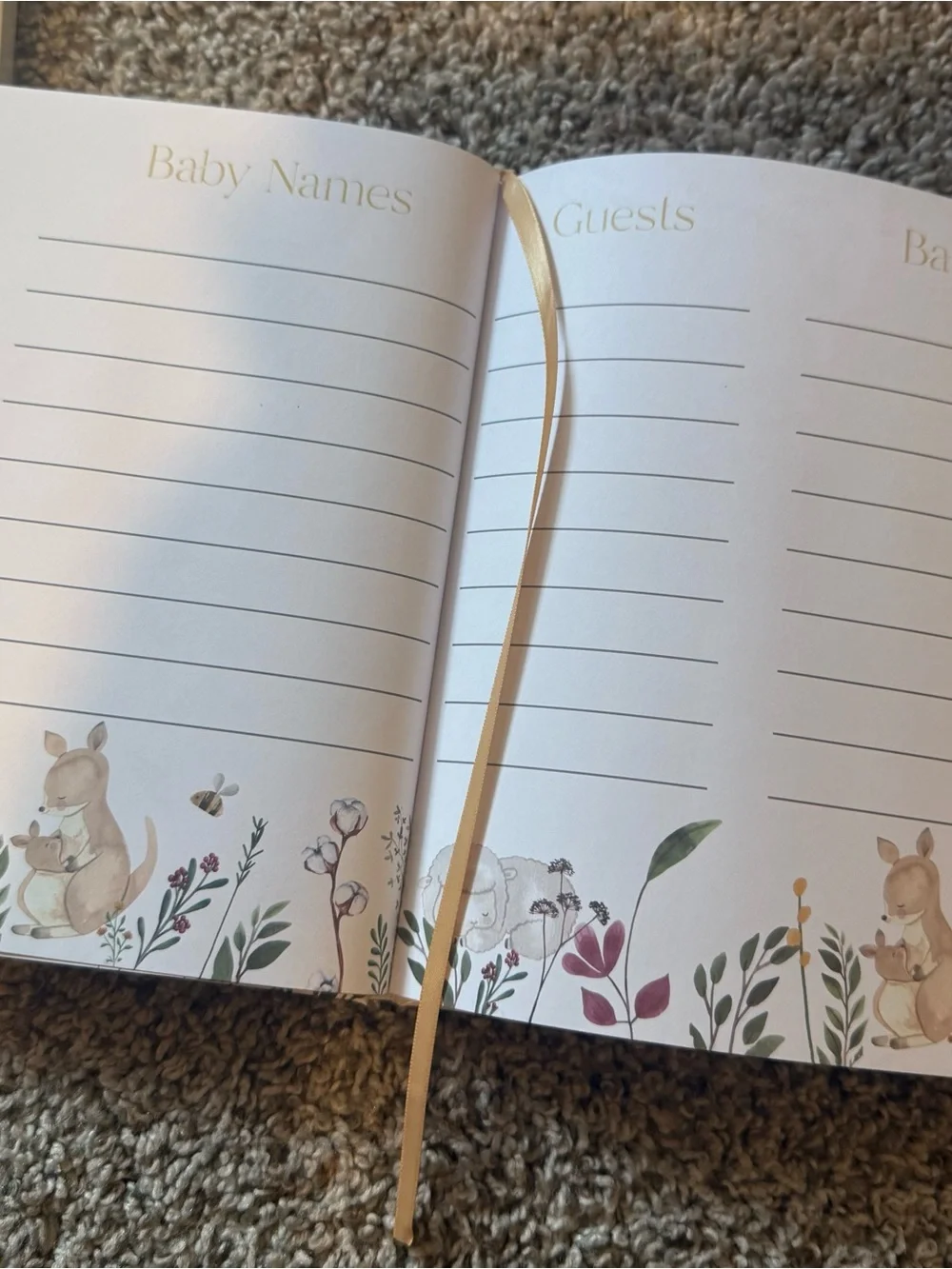 🌱 baby shower guest book 🌿
